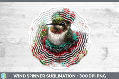 GorgeousAnimals Christmas Wind Spinner design.
