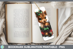 GorgeousAnimals Christmas Bookmark design.