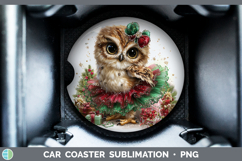 GorgeousAnimals Christmas Car Coaster design.