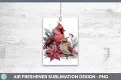 GorgeousAnimals Christmas Poinsettia Air Freshener design.