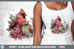 GorgeousAnimals Christmas Poinsettia Shirt design.