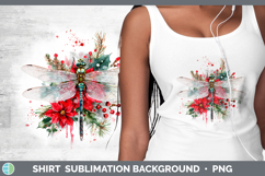 GorgeousAnimals Christmas Poinsettia Shirt design.