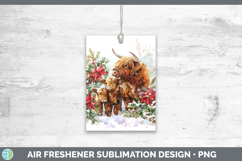 GorgeousAnimals Christmas Poinsettia Air Freshener design.