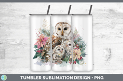 GorgeousAnimals Christmas Poinsettia Tumbler design.