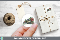 GorgeousAnimals Christmas Poinsettia Stickers design.