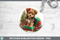 GorgeousAnimals Christmas Keychain design.