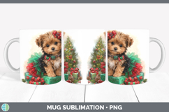 GorgeousAnimals Christmas Mug Wrap design.