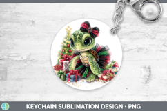 GorgeousAnimals Christmas Keychain design.