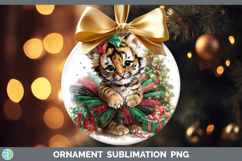 GorgeousAnimals Christmas Ornament design.