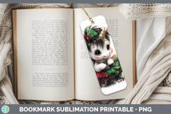 GorgeousAnimals Christmas Bookmark design.