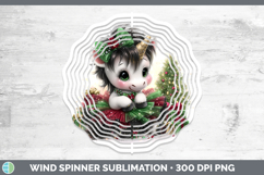 GorgeousAnimals Christmas Wind Spinner design.