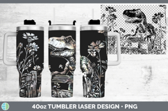 GorgeousAnimals Cottage Laser 40oz Tumbler design.