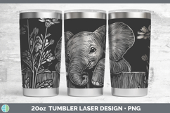 GorgeousAnimals Cottage Laser 20oz Tumbler design.