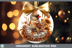 GorgeousAnimals Cute Thanksgiving Ornament design.
