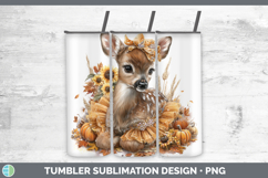 GorgeousAnimals Cute Thanksgiving Tumbler design.