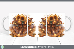 GorgeousAnimals Cute Thanksgiving Mug Wrap design.