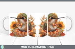 GorgeousAnimals Cute Thanksgiving Mug Wrap design.
