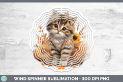 GorgeousAnimals Cute Thanksgiving Wind Spinner design.