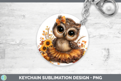 GorgeousAnimals Cute Thanksgiving Keychain design.