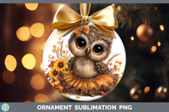 GorgeousAnimals Cute Thanksgiving Ornament design.