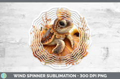 GorgeousAnimals Cute Thanksgiving Wind Spinner design.