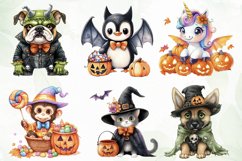 Animals Dressed Halloween Sublimation Product Image 3