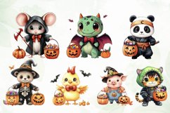Animals Dressed Halloween Sublimation Product Image 2