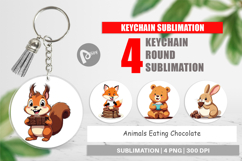 Keychain Chocolate Animals Product Image 1