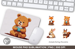 Mouse Pad Chocolate Animals Product Image 1