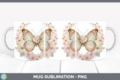 GorgeousAnimals Floral Crown Mug Wrap design.