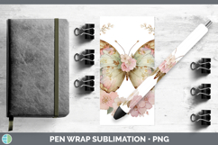 GorgeousAnimals Floral Crown Pen Wrap design.