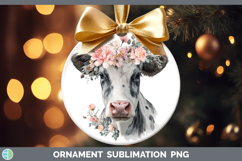 GorgeousAnimals Floral Crown Ornament design.