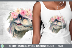 GorgeousAnimals Floral Crown Shirt design.