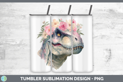 GorgeousAnimals Floral Crown Tumbler design.