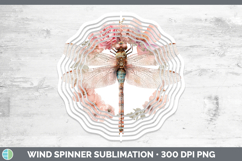 GorgeousAnimals Floral Crown Wind Spinner design.