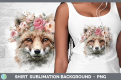 GorgeousAnimals Floral Crown Shirt design.