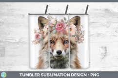 GorgeousAnimals Floral Crown Tumbler design.