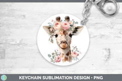GorgeousAnimals Floral Crown Keychain design.