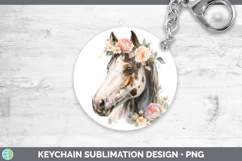 GorgeousAnimals Floral Crown Keychain design.