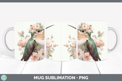 GorgeousAnimals Floral Crown Mug Wrap design.