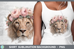 GorgeousAnimals Floral Crown Shirt design.