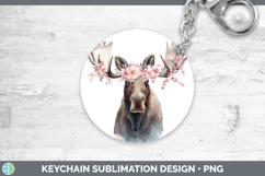 GorgeousAnimals Floral Crown Keychain design.