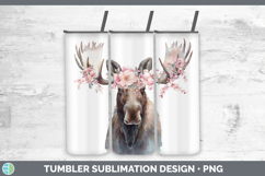 GorgeousAnimals Floral Crown Tumbler design.