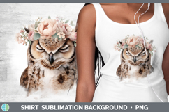 GorgeousAnimals Floral Crown Shirt design.