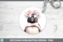 GorgeousAnimals Floral Crown Keychain design.
