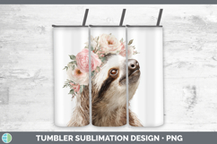 GorgeousAnimals Floral Crown Tumbler design.