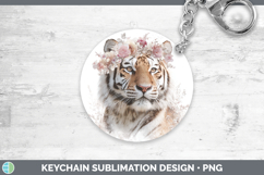 GorgeousAnimals Floral Crown Keychain design.