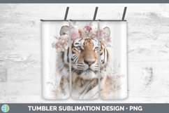 GorgeousAnimals Floral Crown Tumbler design.