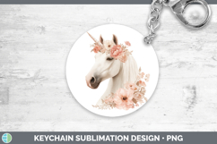 GorgeousAnimals Floral Crown Keychain design.