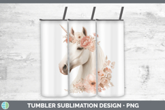 GorgeousAnimals Floral Crown Tumbler design.